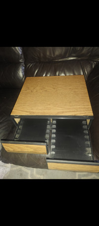 VINTAGE - WOOD GRAIN - VHS STORAGE BOX