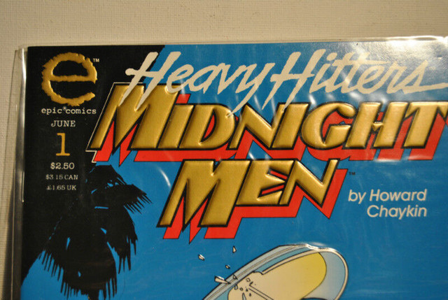 Heavy Hitters Midnight Men 4 Issue Series Epic Comics 1993 NM FP in Arts & Collectibles in Vancouver - Image 2