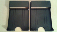 BLACK MEMO PAPER HOLDERS TRAYS (for 4" x 6" note paper)