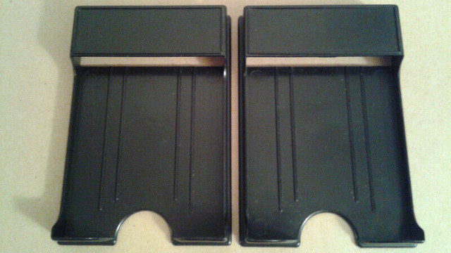 BLACK MEMO PAPER HOLDERS TRAYS (for 4" x 6" note paper) in Hobbies & Crafts in Oshawa / Durham Region