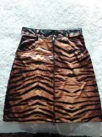 Tiger print skirt 