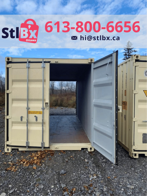 20' Shipping Container with DOUBLE DOORS $4550 ONLY! in Garage Doors & Openers in Ottawa - Image 2