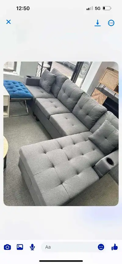 Cozy collective 4 seater fabric sofa for sale , View more