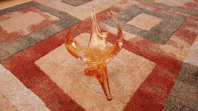 Vase en verre soufflé art déco années 60 style Murano / Murano s dans Art et objets de collection  à Ville de Montréal - Image 2