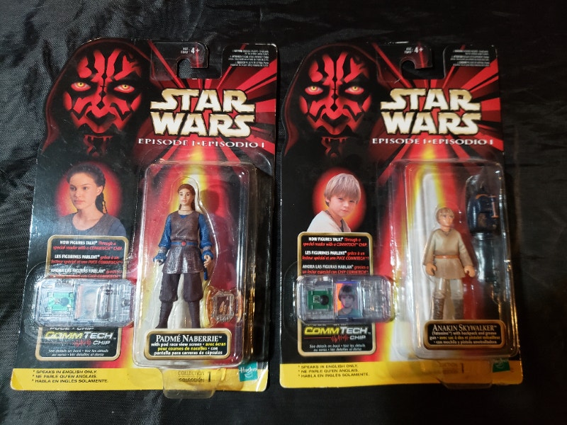 Star Wars Episode 1 Commtech figures Padmé & Anakin (Tatooine) Toys