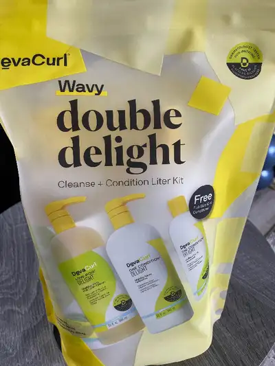 Deva curl shampoo and conditioner liters plus bonus, View more