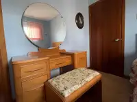  Gorgeous, antique solid maple bedroom suite 