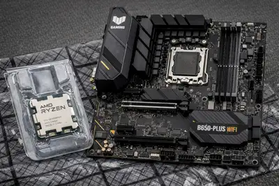 AMD Ryzen 7 7700 + ASUS TUF Gaming B650-PLUS WiFi Motherboard, View more