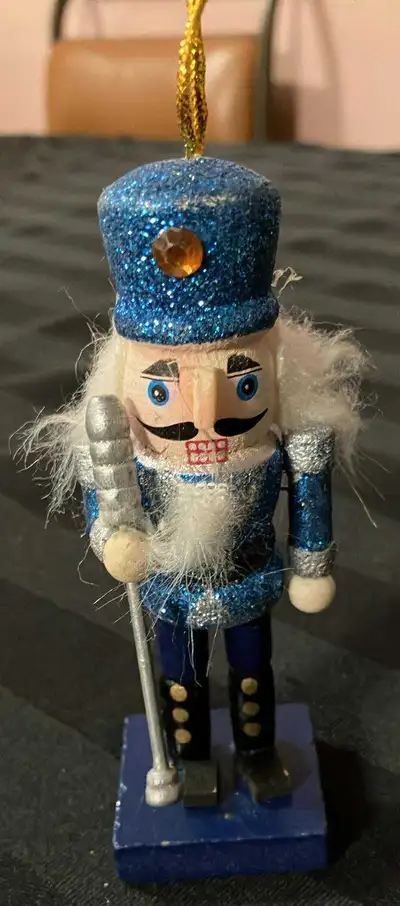 Nutcracker Blue Ornament - 4 Inches, View more