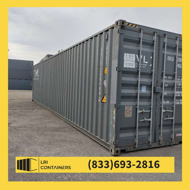40ft New High Cube Container / 40 Pied Conteneur High Cube Neuf dans Conteneurs d’entreposage  à Ville de Montréal