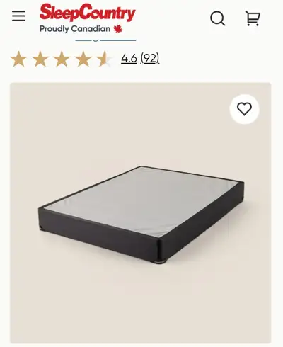 This boxsprong is brand new. Retails for $300 (Plus delivery with some stores). It got delivered and...