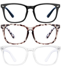 New 3 pieces Blue Light Glasses for Women /Men