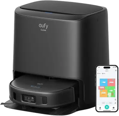 Aspirateur et Laveur robovac Smart Wi-Fi X9 PRO OMNI EUFY 5500pa, View more