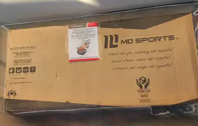 Heavy Duty Steel Frame EZ-fold Design Transparent Polycarbonate Backboard LED Electronic Scorer with...