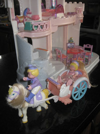 Fisher Price Once Upon A Dream Castle Dollhouse Princess Prince