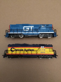 Ho scale LIONEL GP-9 diesel locomotive train