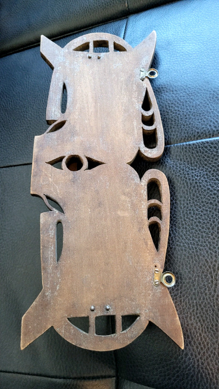 One of a Kind Antique Hand Carved Wood Pipe Holder from Holland in Arts & Collectibles in St. Albert - Image 3