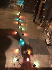 Colourful outdoor lights - 2 strings