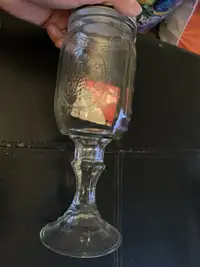 Glass mug/Ball Mason jar with screw lid