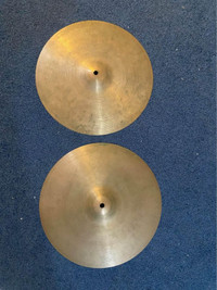 Vintage Zildjian Hi Hat Cymbals 14"