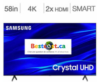 Télévision LED 58'' UN58TU690TFXZC 4K ULTRA HDR Smart TV Samsung