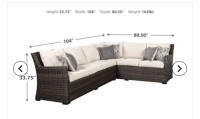 Stunning Patio Sofa Set