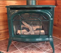 Propane fireplace for parts.