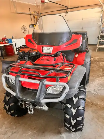 I'm selling my Honda Rubicon “Trail Addition” ATV, a robust machine with 8236 km on the clock. It's...
