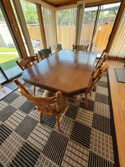  dining table with six chairs, View more