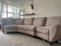 Velvet  couch sofa 