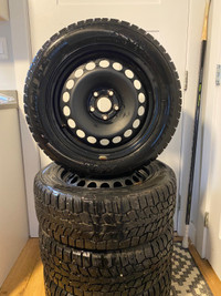 Set of Hercules 16” 205/55R16 all season tires and rims