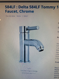Delta 584 LF Chrome Bathroom Faucet
