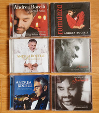 Andrea Bocelli CDs (6 for $20)