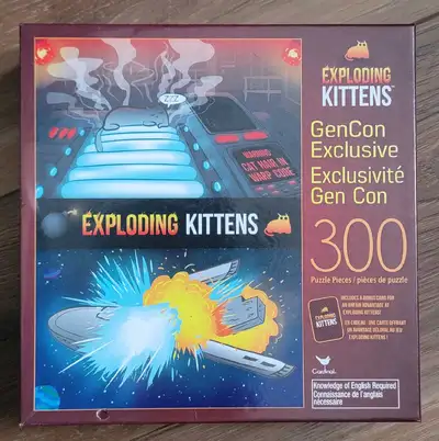 Exploding Kittens (Gencon Exclusive) 300 Piece Puzzle, View more