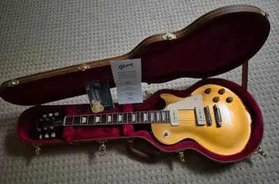 Gibson Les Paul Standard Gold top P90's, View more