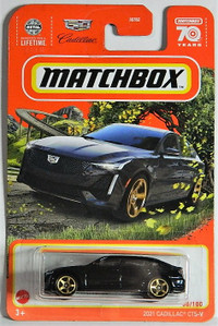 Matchbox 1/64 2021 Cadillac CTS-V Diecast Cars