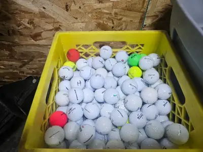 400 golf balls. Dirt knocked off and all good condition. $100. Thats only 25 cents per ball. If you...