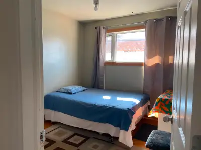 Upstairs room is available now