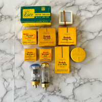 Batch of old Kodak slides accessories 