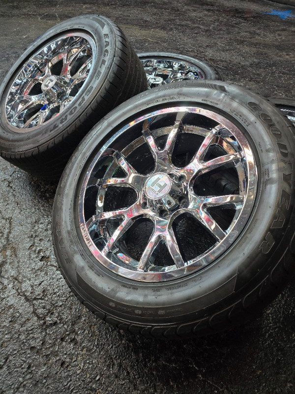 Hostile Rage Chrome Rims in Tires & Rims in Kingston