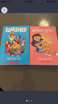 Graphic novels- Allergic and Squished