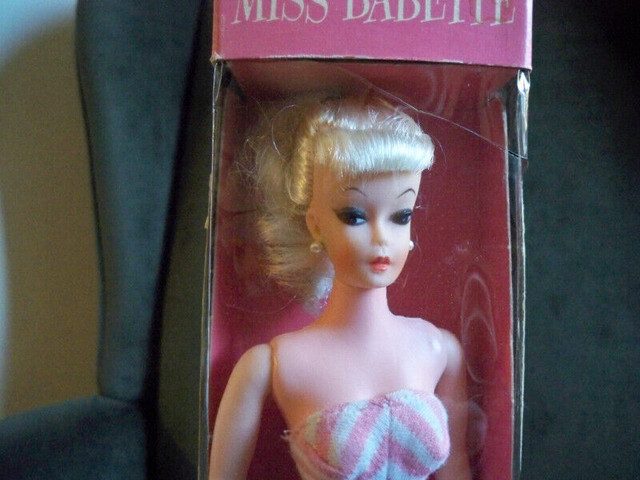 1960s "Miss Babette" Barbie/Bild Lilli Doll Clone (Eegee) in Arts & Collectibles in Fredericton