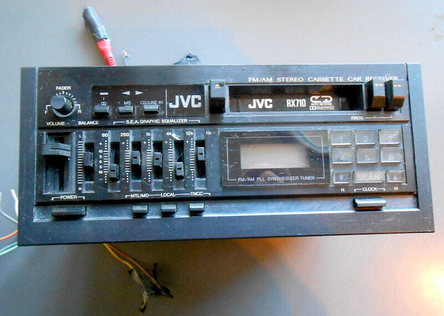 Radio AM/FM Lecteur Cassette JVC Equalizer pour Voiture