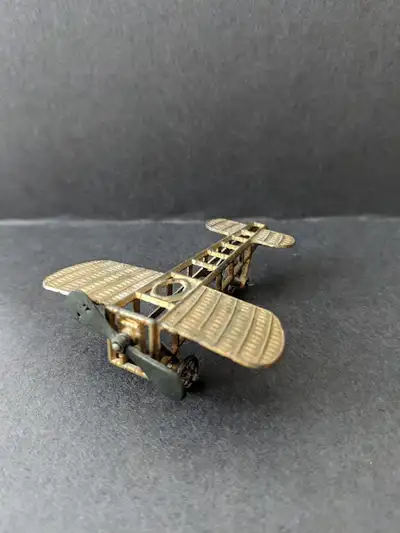 Vintage Miniature Metal Airplane, View more