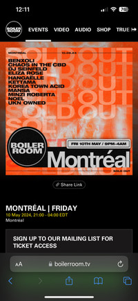 Boiler room 10 friday