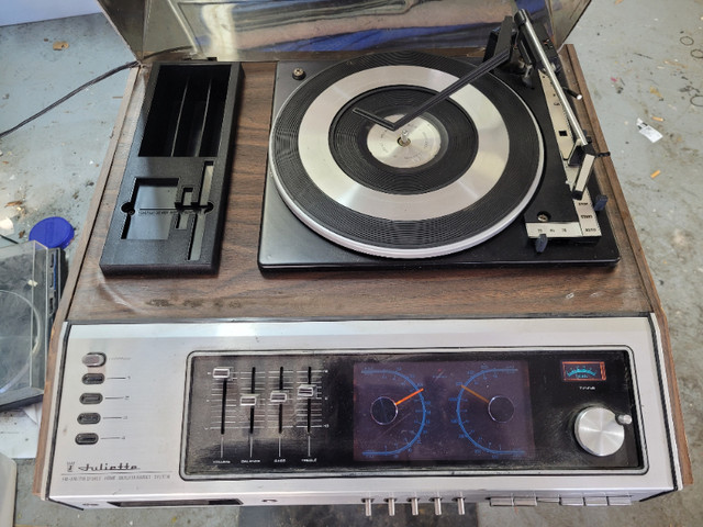 Vintage Record Play &amp; 8- Track Player in Arts & Collectibles in Calgary