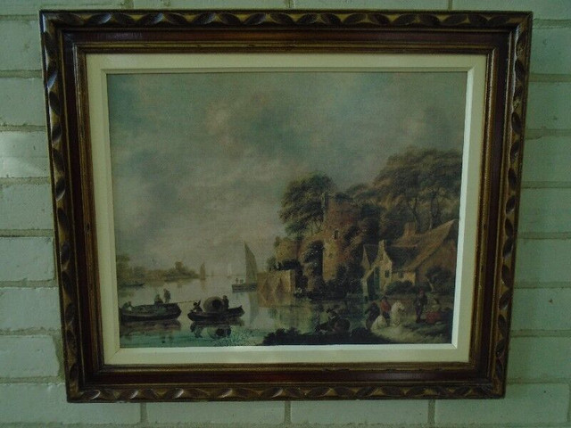 Vintage Unknown “Old Master “Framed Print in Arts & Collectibles in Pembroke