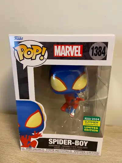 Funko Pop! Marvel Spider-Man Spider-Boy SDCC Exclusive Figure, View more