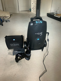 Oxygen. Concentrator portable lithium batteries and weels