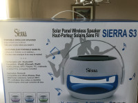 Haut-parleur solaire sans fil Sierra S3 speaker